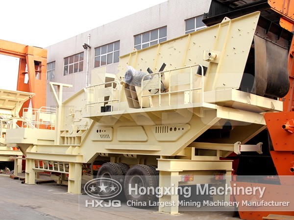 mobile crushing station