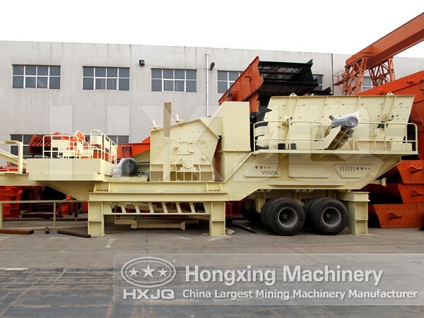 mobile crushing station